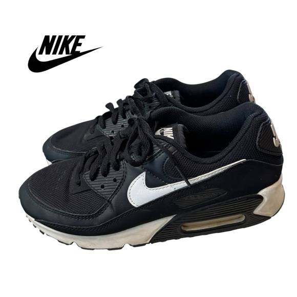 Nike Air Max 90 Recraft Black White CQ2560-001 Women's Sneakers 10 - Picture 1 of 6